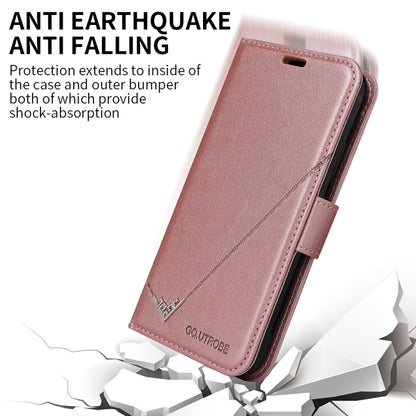 For Huawei Mate 20 Pro GQUTROBE Right Angle Leather Phone Case(Rose Gold) - free shipping - PMC Jewellery - Order now!