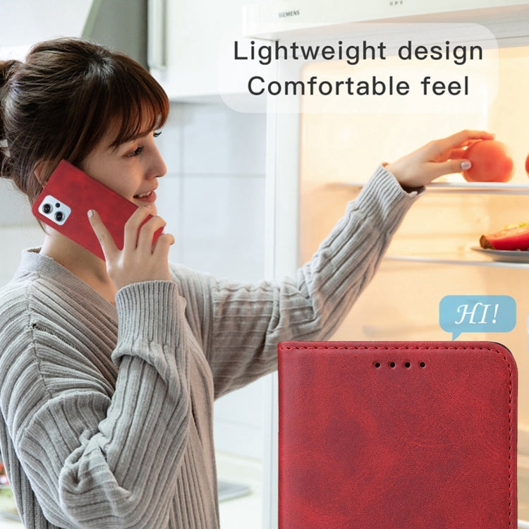 For Xiaomi Poco X4 GT Magnetic Closure Leather Phone Case(Red) - free shipping - PMC TechLife - Order now!