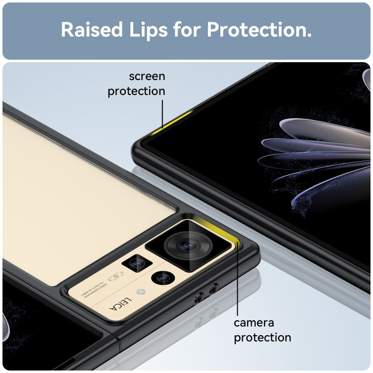 For Xiaomi Mix Fold 2 Colorful Series Acrylic + TPU Phone Case(Black) - free shipping - PMC TechLife - Order now!