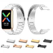 For OPPO Watch Free 1 Pair Metal Watch Band Connector(Black)
