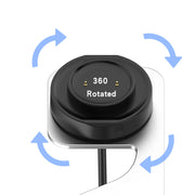 For Amazfit GTS4 Mini Rotatable Magnetic Metal Charging Base(Silver)