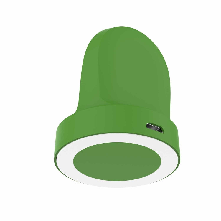 For Samsung Galaxy Watch5 / Watch5 Pro USB Vertical Magnetic Charger Holder(Green)