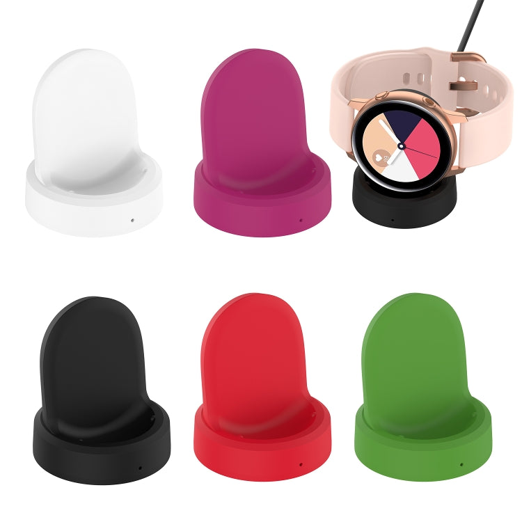 For Samsung Galaxy Watch5 / Watch5 Pro USB Vertical Magnetic Charger Holder(Rose Red) - Charger by PMC TechLife | Online Shopping South Africa | PMC TechLife | Buy Now Pay Later Mobicred