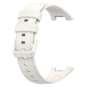 For Xiaomi Mi Band 7 Pro Litchi Texture Leather Watch Band(White)