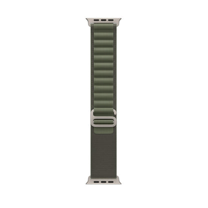 Nylon Loop Watch Band For Apple Watch 46mm / 49mm / 45mm / 44mm(Green) - Watch Bands by PMC Jewellery | Online Shopping South Africa | PMC Jewellery | Buy Now Pay Later Mobicred