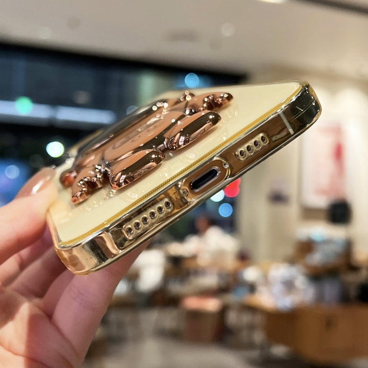 For iPhone 14 Pro Max Plating Astronaut Holder TPU Phone Case (Purple) - free shipping - PMC TechLife - Order now!