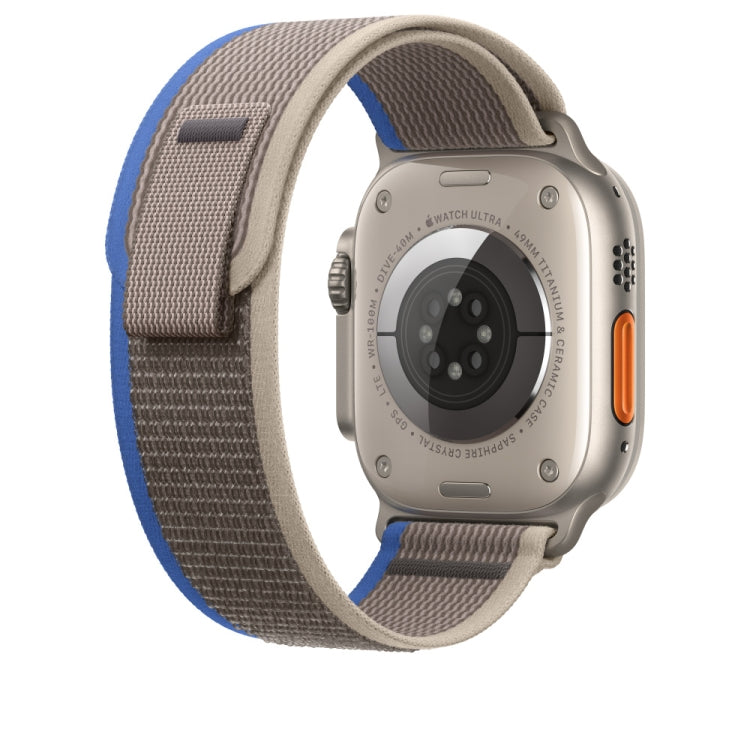 Nylon Watch Band For Apple Watch 46mm / 49mm / 45mm / 44mm(Grey) - Watch Bands by PMC TechLife | Online Shopping South Africa | PMC TechLife | Buy Now Pay Later Mobicred