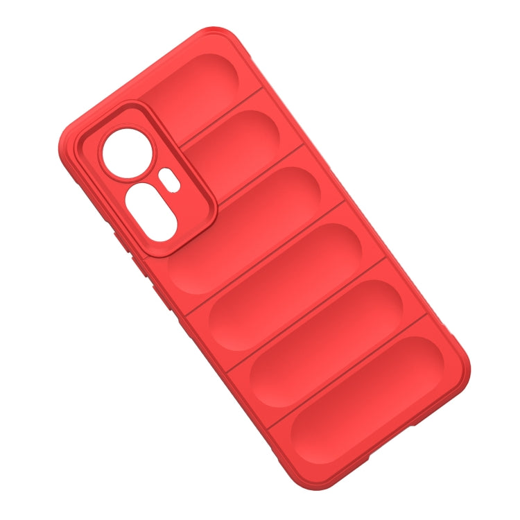 For Xiaomi Redmi K50 Ultra / Xiaomi 12T Magic Shield TPU + Flannel Phone Case(Light Blue)