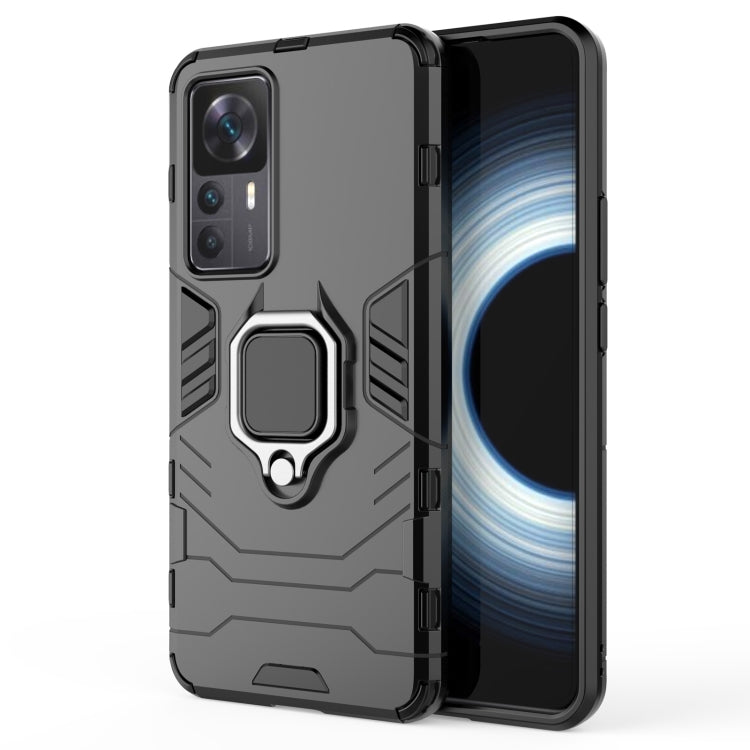 For Xiaomi Redmi K50 Ultra / Xiaomi 12T Magnetic Ring Holder PC + TPU Phone Case(Black) - free shipping - PMC TechLife - Order now!