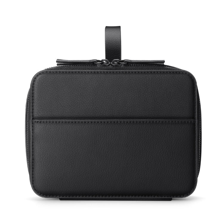 Multifunction Watch Strap Data Cable Slots Storage Bag(Black)