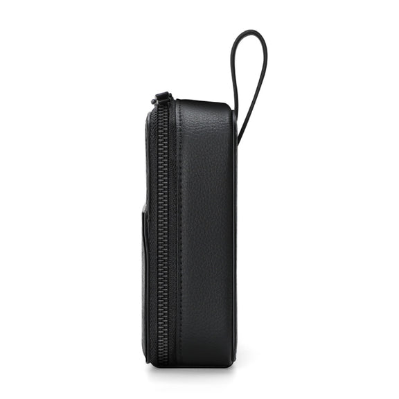 Multifunction Watch Strap Data Cable Slots Storage Bag(Black)