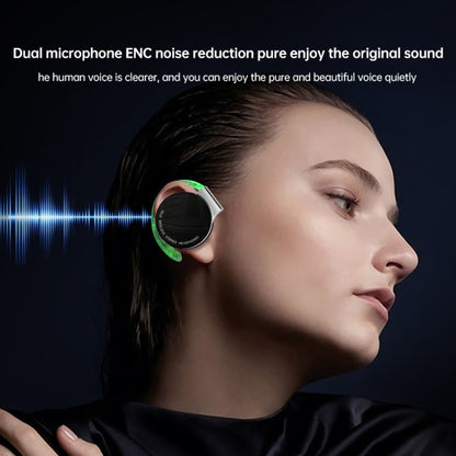 T&G F2 Ear Mount Waterproof Wireless Bluetooth Noise Reduction Earphone, Waterproof Level: IPX5(Black) - Bluetooth Earphone by T&G | Online Shopping South Africa | PMC Jewellery | Buy Now Pay Later Mobicred