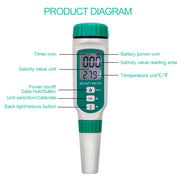 SmartSensor AR8012 Portable Digital Salino Meter