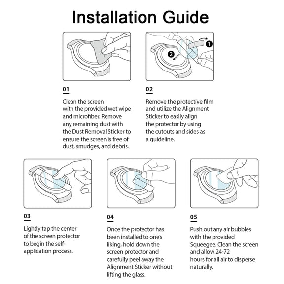 For Amazfit T-Rex 2 0.26mm 2.5D 9H Tempered Glass Film Screen Protector