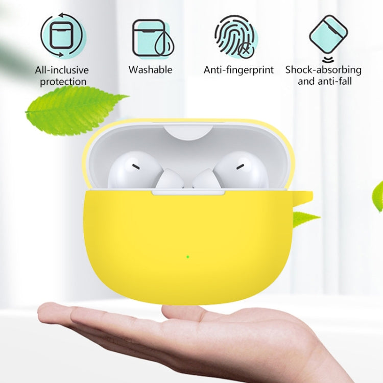 For Honor WINGcloud Earbuds X3i Silicone Protective Case with Hook(Dark Blue) - Huawei Earphone Case by PMC TechLife | Online Shopping South Africa | PMC TechLife