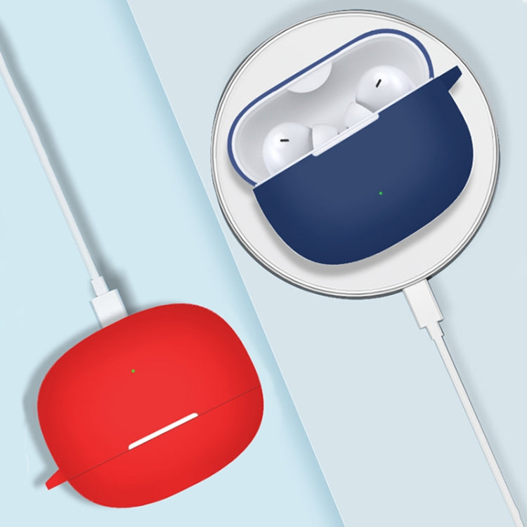 For Honor WINGcloud Earbuds X3i Silicone Protective Case with Hook(Dark Green) - Huawei Earphone Case by PMC TechLife | Online Shopping South Africa | PMC TechLife