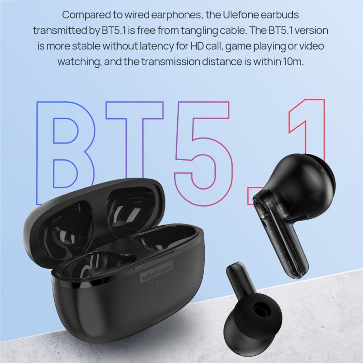 Original Ulefone Buds TWS True Wireless Bluetooth Earphone(Black) - Bluetooth Earphone by Ulefone | Online Shopping South Africa | PMC Jewellery | Buy Now Pay Later Mobicred