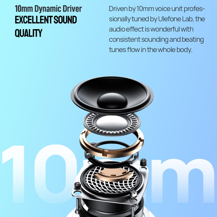 Original Ulefone Buds TWS True Wireless Bluetooth Earphone(Black) - Bluetooth Earphone by Ulefone | Online Shopping South Africa | PMC Jewellery | Buy Now Pay Later Mobicred