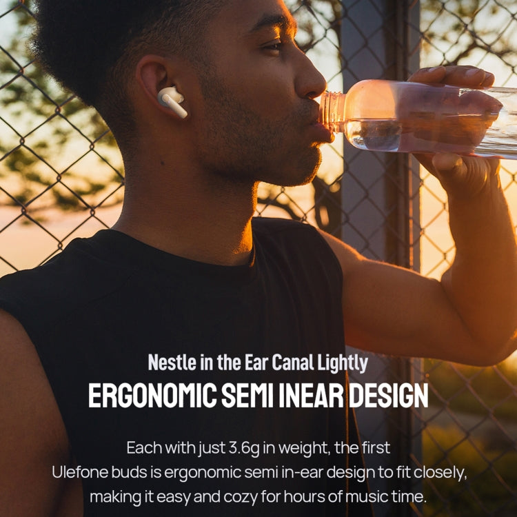 Original Ulefone Buds TWS True Wireless Bluetooth Earphone(Black) - Bluetooth Earphone by Ulefone | Online Shopping South Africa | PMC Jewellery | Buy Now Pay Later Mobicred