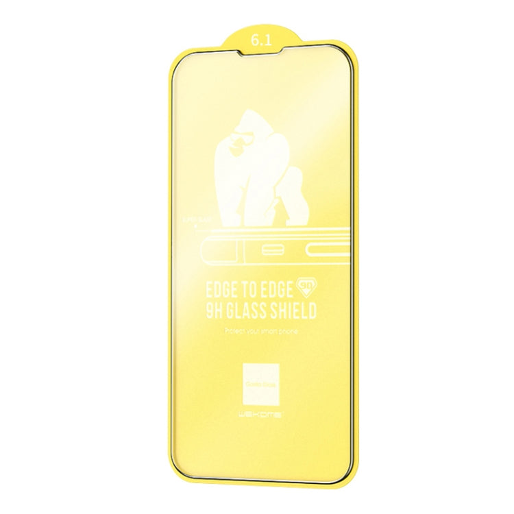 For iPhone 14 WEKOME 9D Curved Frosted Tempered Glass Film - iPhone 14 Cases by WK | Online Shopping South Africa | PMC TechLife | Buy Now Pay Later Mobicred
