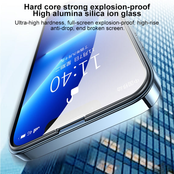 For iPhone 12 Pro Max WEKOME 9D Curved Frosted Tempered Glass Film
