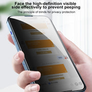 For iPhone 12 Pro Max WEKOME 9D Curved Privacy Tempered Glass Film