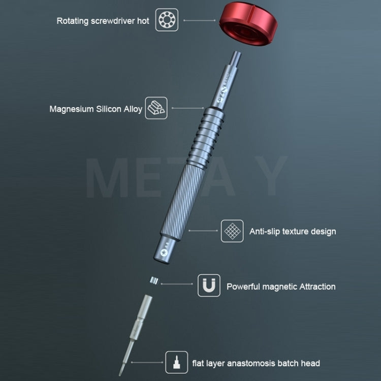 MECHANIC META Y Tri-point 0.6 Alloy Magnetic Screwdriver for Phone Repair - Screwdriver by MECHANIC | Online Shopping South Africa | PMC TechLife | Buy Now Pay Later Mobicred