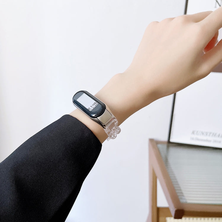 For Xiaomi Mi Band 5 / 6 Metal Frame Resin Watch Band(Gold) - free shipping - PMC TechLife - Order now!