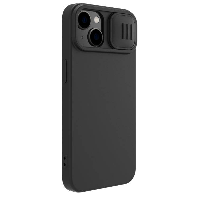 For iPhone 14 NILLKIN CamShield MagSafe Liquid Silicone Phone Case(Black) - free shipping - PMC TechLife - Order now!