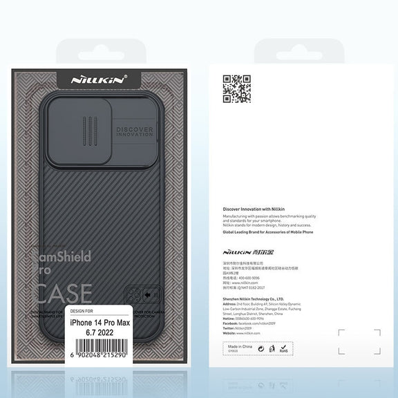 For iPhone 14 Pro Max NILLKIN CamShield Pro Magnetic Magsafe Case(Blue)
