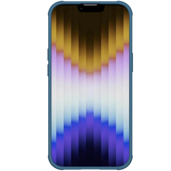 For iPhone 14 NILLKIN CamShield Pro Protective Phone Case(Blue)