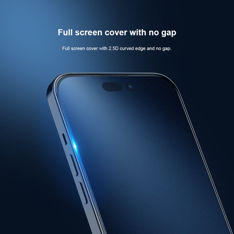 For iPhone 14 Pro NILLKIN Fog Mirror 0.33mm 9H Full Screen Matte Tempered Glass Film - iPhone 14 Pro Tempered Glass by NILLKIN | Online Shopping South Africa | PMC TechLife