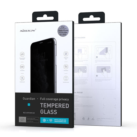 For iPhone 14 Pro Max NILLKIN Fog Mirror 0.33mm 9H Full Screen Matte Tempered Glass Film