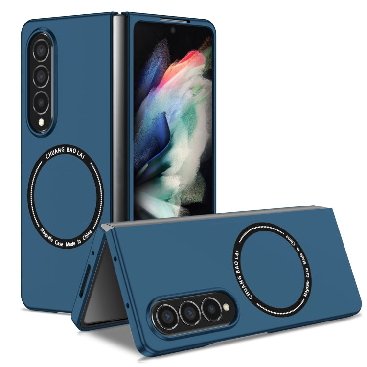 For Samsung Galaxy Z Fold4 Magsafe Magnetic Folding PC Phone Case(Blue) - Galaxy Z Fold4 5G Cases by PMC TechLife | Online Shopping South Africa | PMC TechLife | Buy Now Pay Later Mobicred