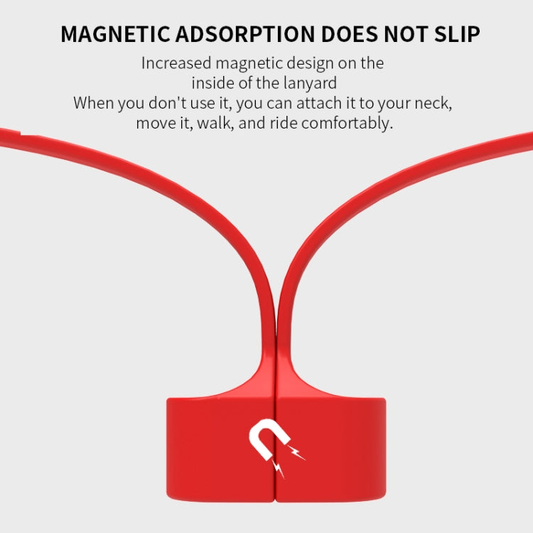 For AirPods Pro 2 Bluetooth Headset Anti-lost Rope Magnetic Silicone Lanyard(Red) - Anti-lost & Holder by PMC TechLife | Online Shopping South Africa | PMC TechLife | Buy Now Pay Later Mobicred