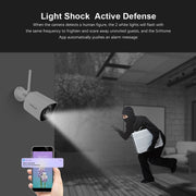 SriHome SH034C 4.0MP AI Humanoid Tracking WiFi Outdoor Surveillance Camera(EU Plug)