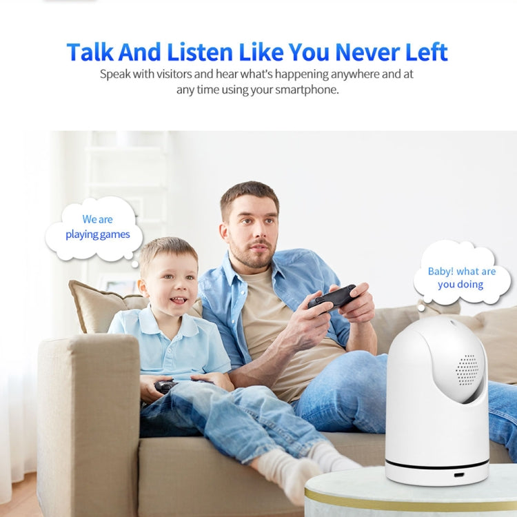 SriHome SH042 2.0MP 1080P HD AI WiFi Pan-tilt Surveillance Camera(EU Plug) - Wireless Camera by SriHome | Online Shopping South Africa | PMC TechLife