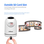 SriHome SH042 2.0MP 1080P HD AI WiFi Pan-tilt Surveillance Camera(EU Plug)