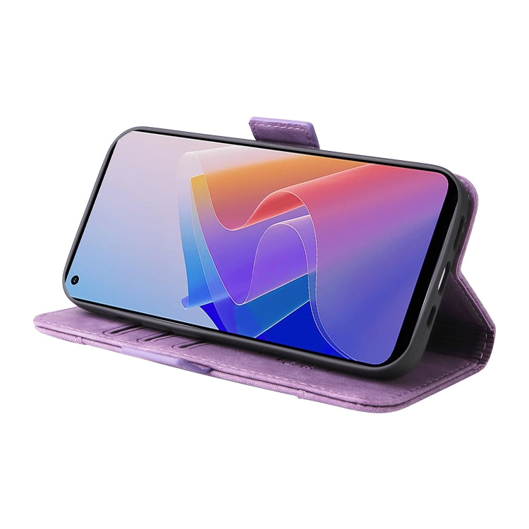 For OPPO Reno 7Z 5G BETOPNICE Dual-side Buckle Leather Phone Case(Purple) - free shipping - PMC TechLife - Order now!