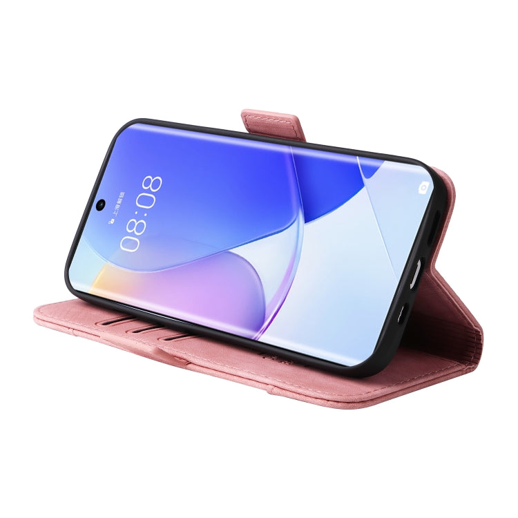 For Huawei nova 9 BETOPNICE Dual-side Buckle Leather Phone Case(Pink) - Huawei Cases by BETOPNICE | Online Shopping South Africa | PMC Jewellery | Buy Now Pay Later Mobicred