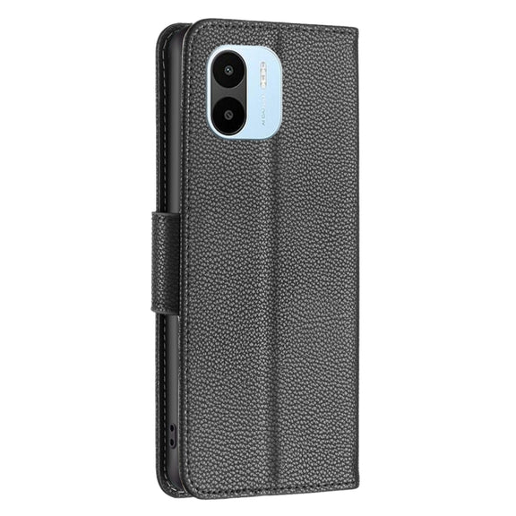 For Xiaomi Redmi A1/Redmi A1+ Litchi Texture Pure Color Leather Phone Case(Black)