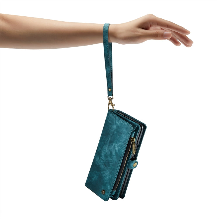 For Samsung Galaxy Z Fold4 CaseMe 008 Detachable Multifunctional Leather Phone Case(Blue) - free shipping - PMC TechLife - Order now!