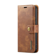 For iPhone 14 Pro Max DG.MING Crazy Horse Texture Detachable Magnetic Leather Case(Brown)