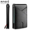 W2108A1 RFID Carbon fiber Business Wallet For Men(Black) - free shipping - PMC TechLife - Order now!