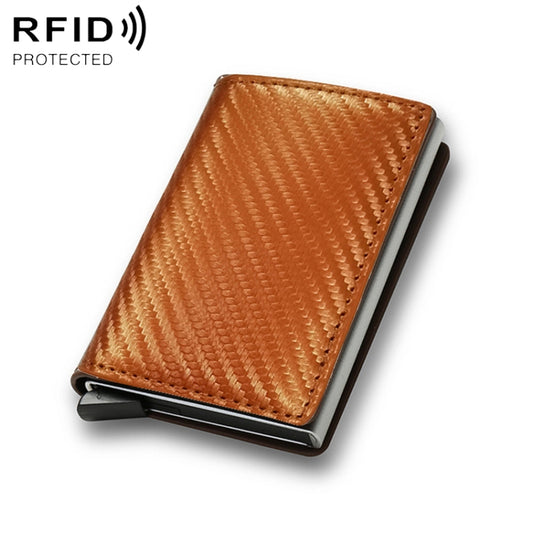 C1804H1 RFID Carbon Fiber Wallet For Men(Orange Carbon Fibre) - free shipping - PMC Jewellery - Order now!