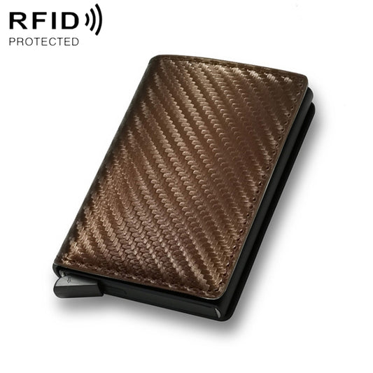 C1804H1 RFID Carbon Fiber Wallet For Men(Bronzed Carbon Fiber) - free shipping - PMC Jewellery - Order now!