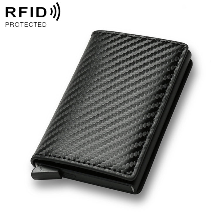 C1804H1 RFID Carbon Fiber Wallet For Men(Black Carbon Fibers) - free shipping - PMC Jewellery - Order now!