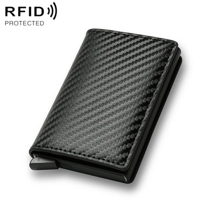 C1804H1 RFID Carbon Fiber Wallet For Men(Black Carbon Fibers) - free shipping - PMC Jewellery - Order now!
