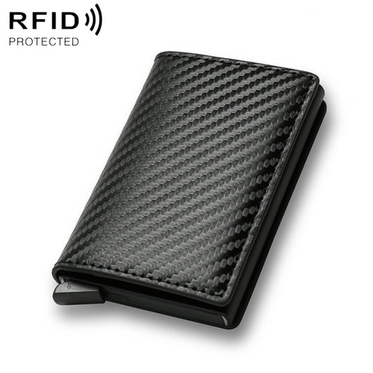 C1804H1 RFID Carbon Fiber Wallet For Men(Black Carbon Fibers) - free shipping - PMC Jewellery - Order now!