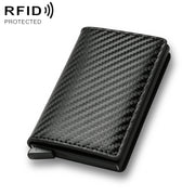 C1804H1 RFID Carbon Fiber Wallet For Men(Black Carbon Fibers)